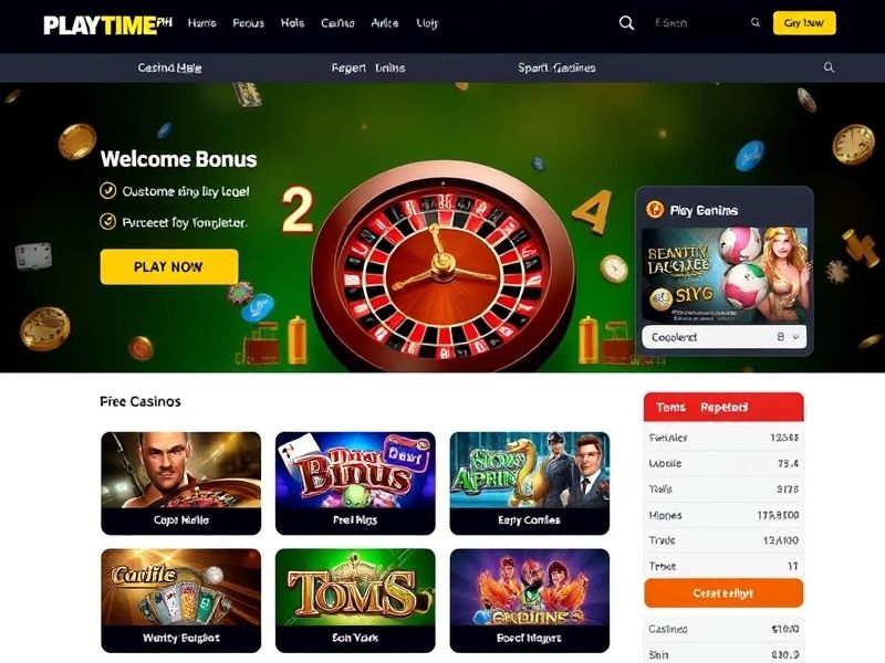 Welcome to Play Time PH, the official site for the ultimate online gambling experience in the Philippines. Explore live casino games, sports betting, and secure payments on a trusted platform.